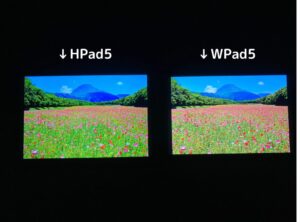 左がHPad5、右がWPad5